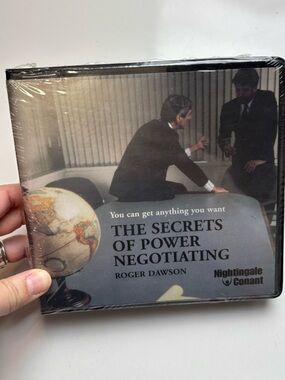 The Secrets of Power Negotiating Roger Dawson Nightigale Conant cds audiobook